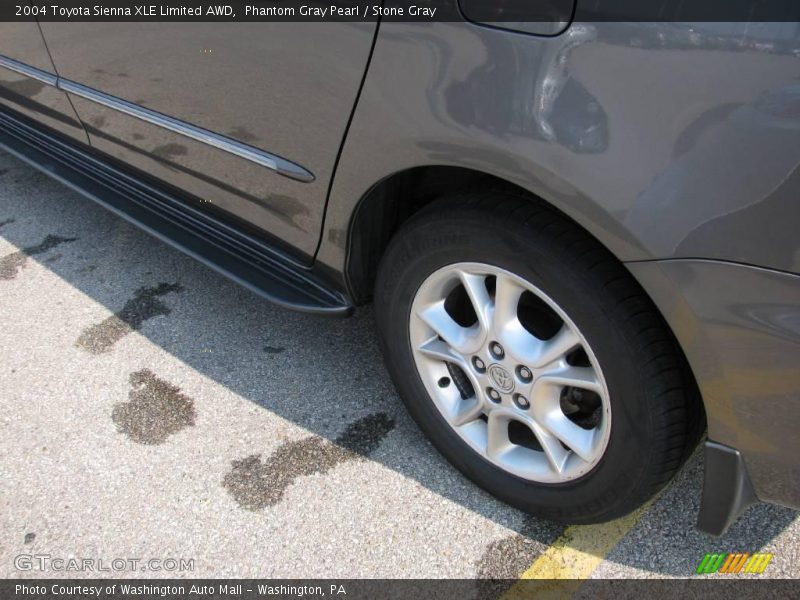 Phantom Gray Pearl / Stone Gray 2004 Toyota Sienna XLE Limited AWD