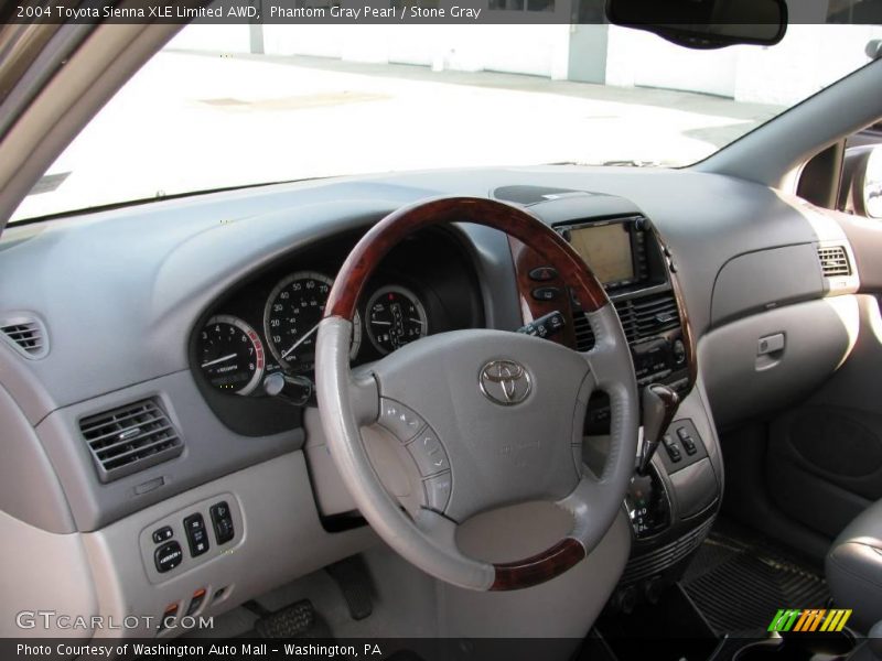 Phantom Gray Pearl / Stone Gray 2004 Toyota Sienna XLE Limited AWD