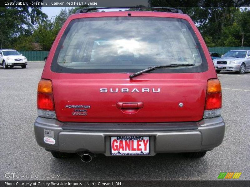 Canyon Red Pearl / Beige 1999 Subaru Forester S