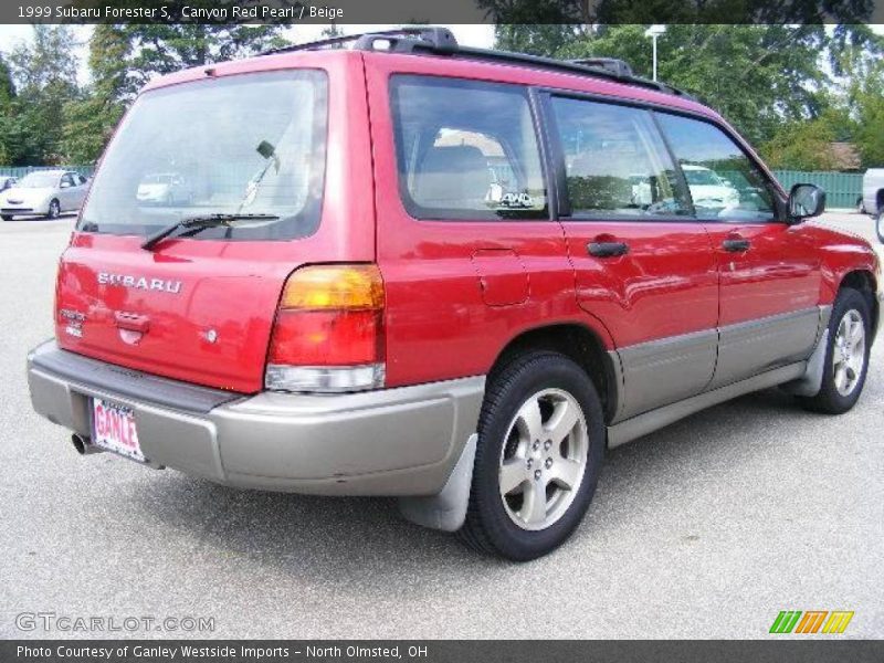 Canyon Red Pearl / Beige 1999 Subaru Forester S