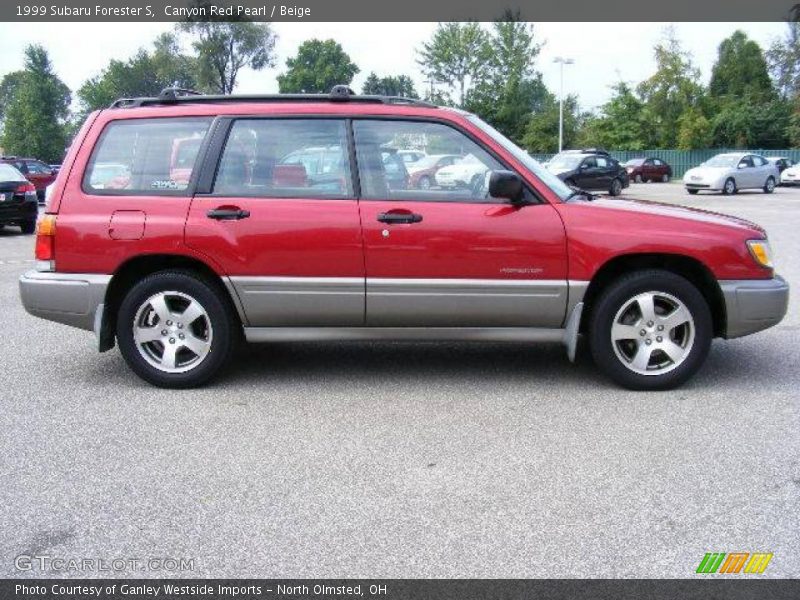 Canyon Red Pearl / Beige 1999 Subaru Forester S