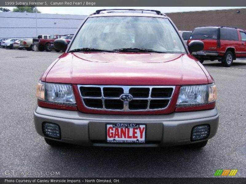 Canyon Red Pearl / Beige 1999 Subaru Forester S