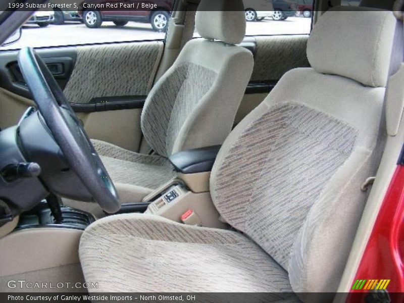 Canyon Red Pearl / Beige 1999 Subaru Forester S