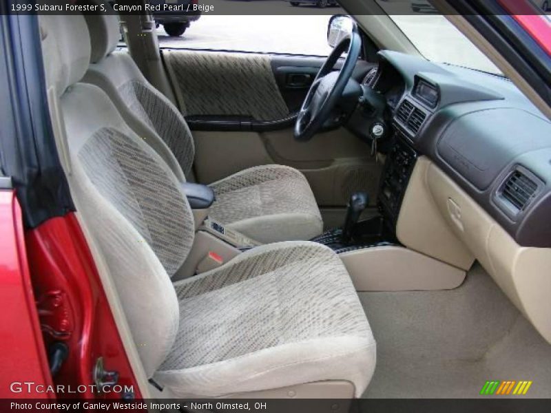 Canyon Red Pearl / Beige 1999 Subaru Forester S
