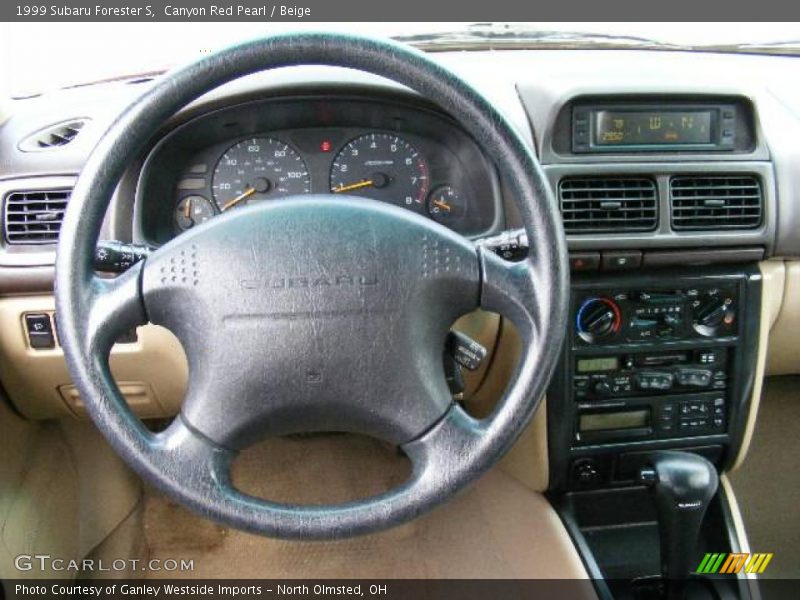 Canyon Red Pearl / Beige 1999 Subaru Forester S