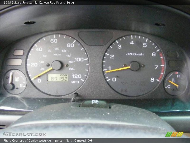 Canyon Red Pearl / Beige 1999 Subaru Forester S