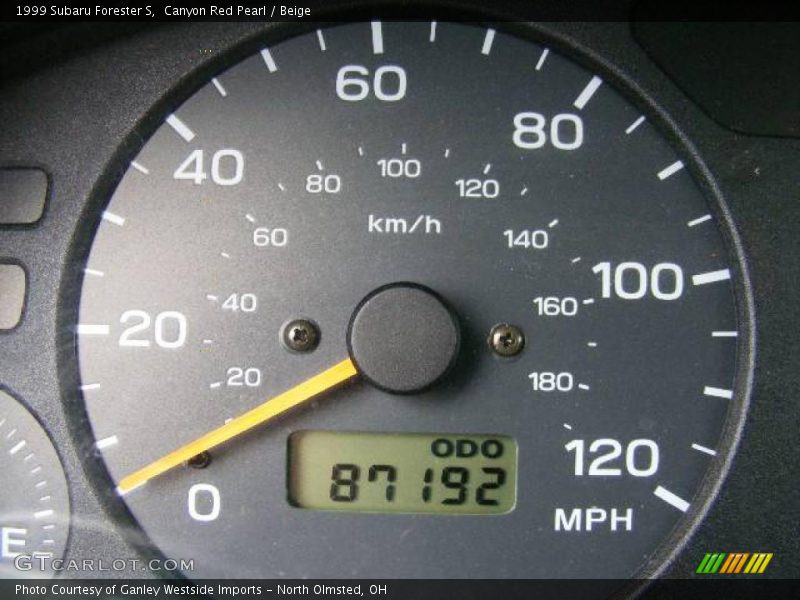 Canyon Red Pearl / Beige 1999 Subaru Forester S