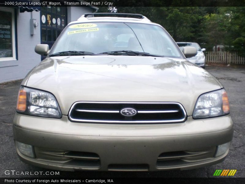 Titanium Beige Pearl / Gray 2000 Subaru Legacy GT Wagon