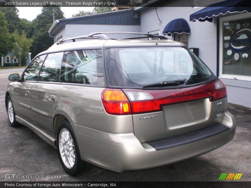 Titanium Beige Pearl / Gray 2000 Subaru Legacy GT Wagon