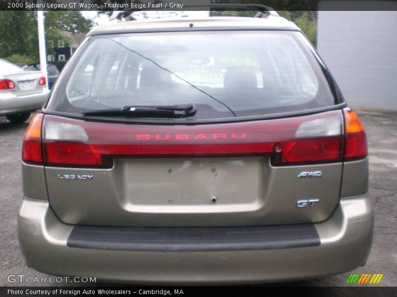 Titanium Beige Pearl / Gray 2000 Subaru Legacy GT Wagon