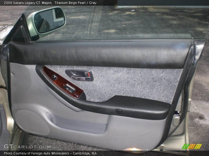 Titanium Beige Pearl / Gray 2000 Subaru Legacy GT Wagon