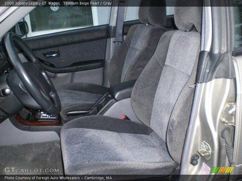 Titanium Beige Pearl / Gray 2000 Subaru Legacy GT Wagon