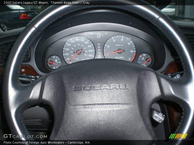 Titanium Beige Pearl / Gray 2000 Subaru Legacy GT Wagon