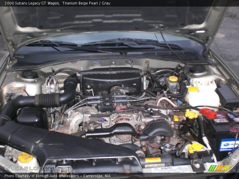 Titanium Beige Pearl / Gray 2000 Subaru Legacy GT Wagon