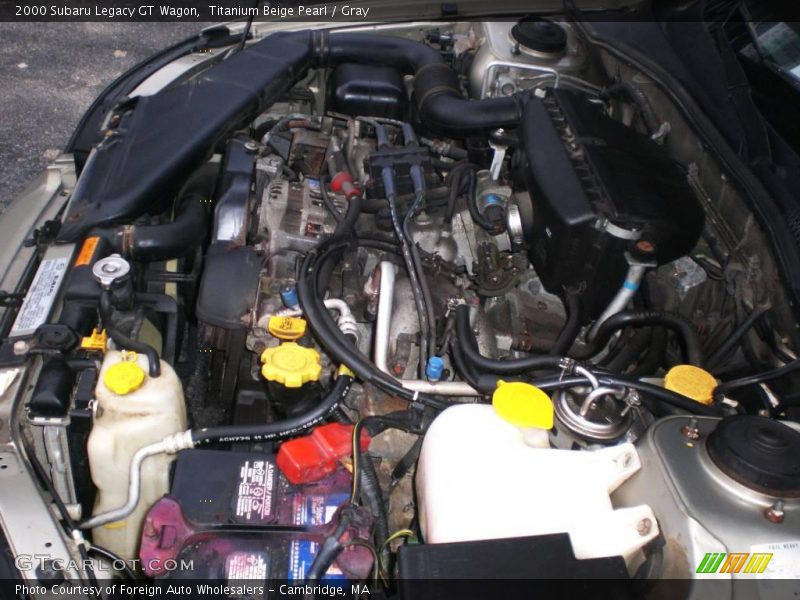 Titanium Beige Pearl / Gray 2000 Subaru Legacy GT Wagon