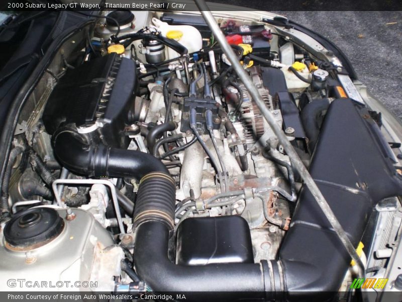 Titanium Beige Pearl / Gray 2000 Subaru Legacy GT Wagon