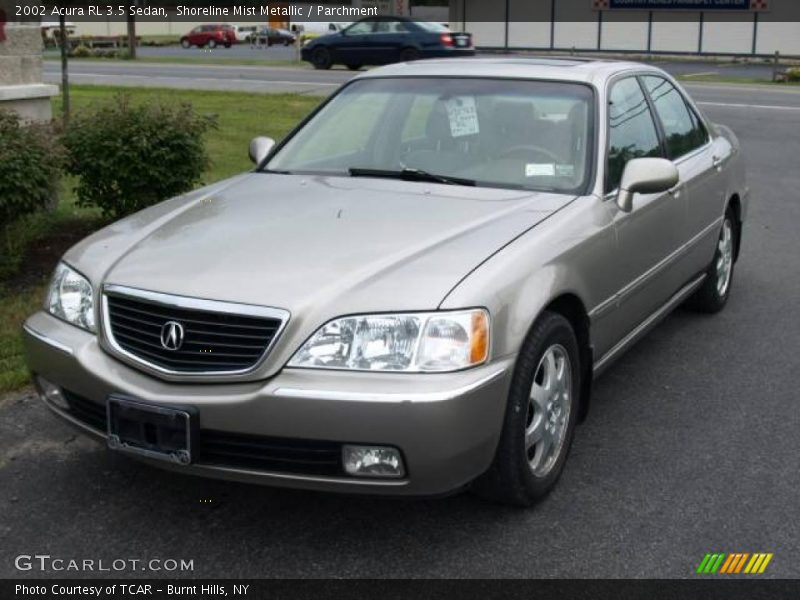 Shoreline Mist Metallic / Parchment 2002 Acura RL 3.5 Sedan