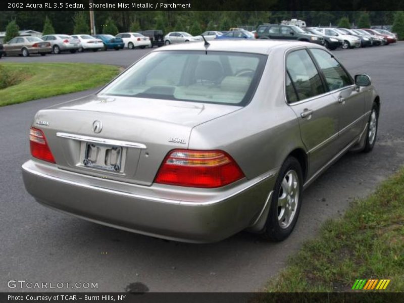 Shoreline Mist Metallic / Parchment 2002 Acura RL 3.5 Sedan
