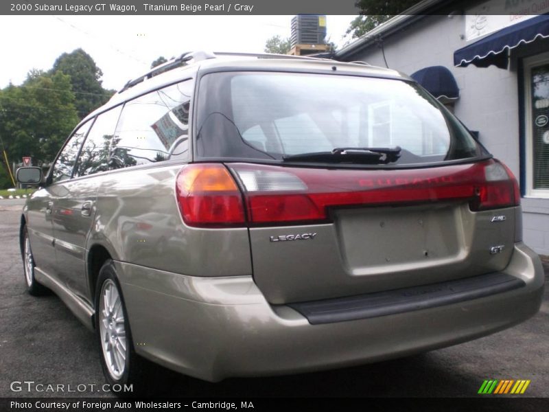 Titanium Beige Pearl / Gray 2000 Subaru Legacy GT Wagon