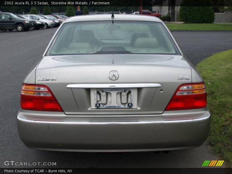 Shoreline Mist Metallic / Parchment 2002 Acura RL 3.5 Sedan
