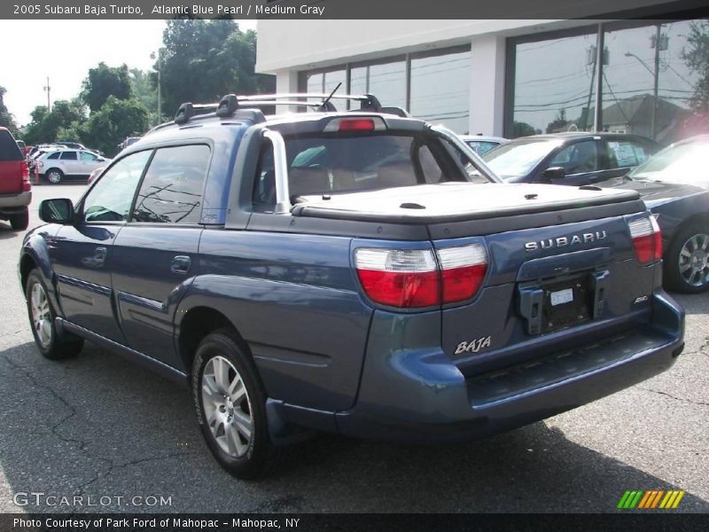 Atlantic Blue Pearl / Medium Gray 2005 Subaru Baja Turbo