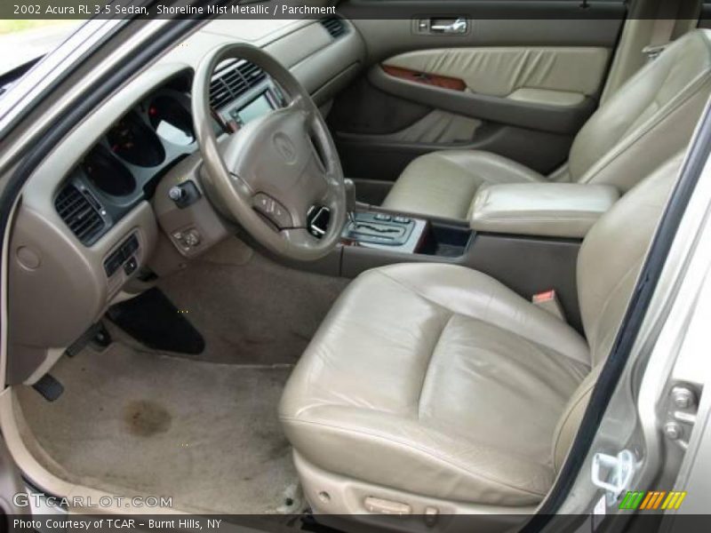 Shoreline Mist Metallic / Parchment 2002 Acura RL 3.5 Sedan