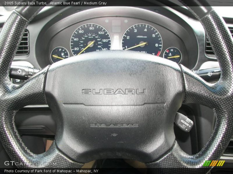 Atlantic Blue Pearl / Medium Gray 2005 Subaru Baja Turbo