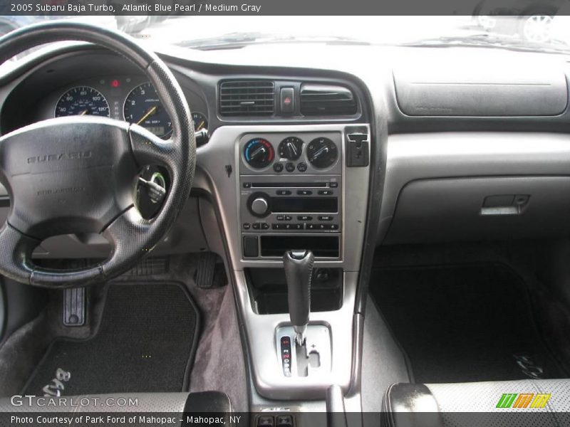 Atlantic Blue Pearl / Medium Gray 2005 Subaru Baja Turbo