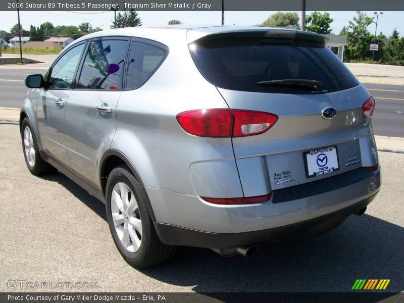 Titanium Silver Metallic / Gray 2006 Subaru B9 Tribeca 5 Passenger