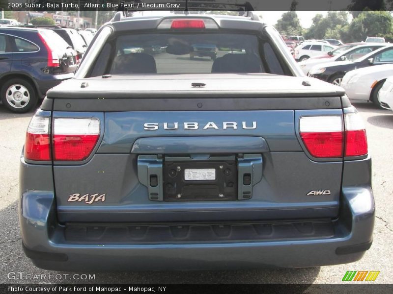 Atlantic Blue Pearl / Medium Gray 2005 Subaru Baja Turbo