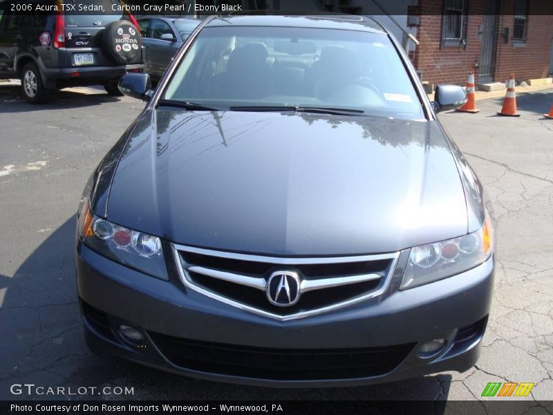 Carbon Gray Pearl / Ebony Black 2006 Acura TSX Sedan