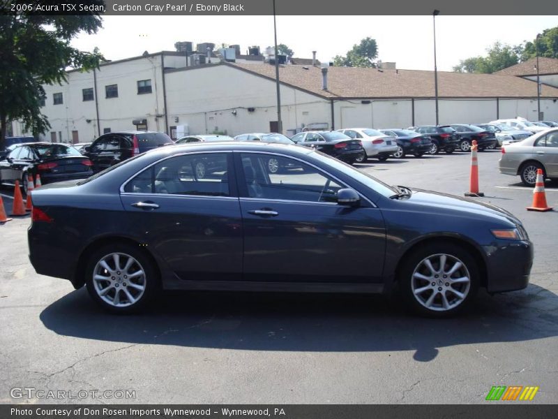 Carbon Gray Pearl / Ebony Black 2006 Acura TSX Sedan