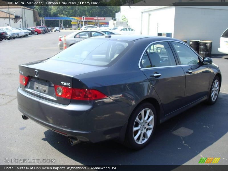 Carbon Gray Pearl / Ebony Black 2006 Acura TSX Sedan