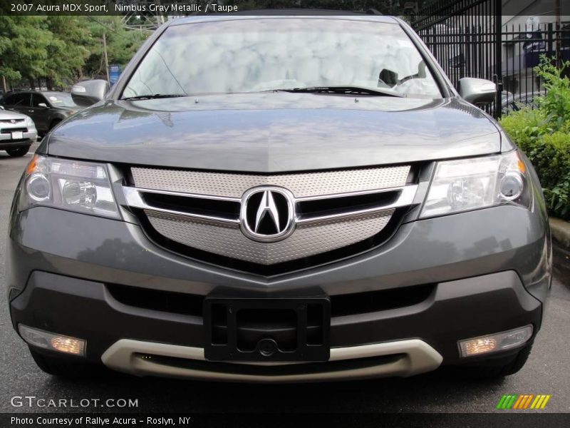 Nimbus Gray Metallic / Taupe 2007 Acura MDX Sport