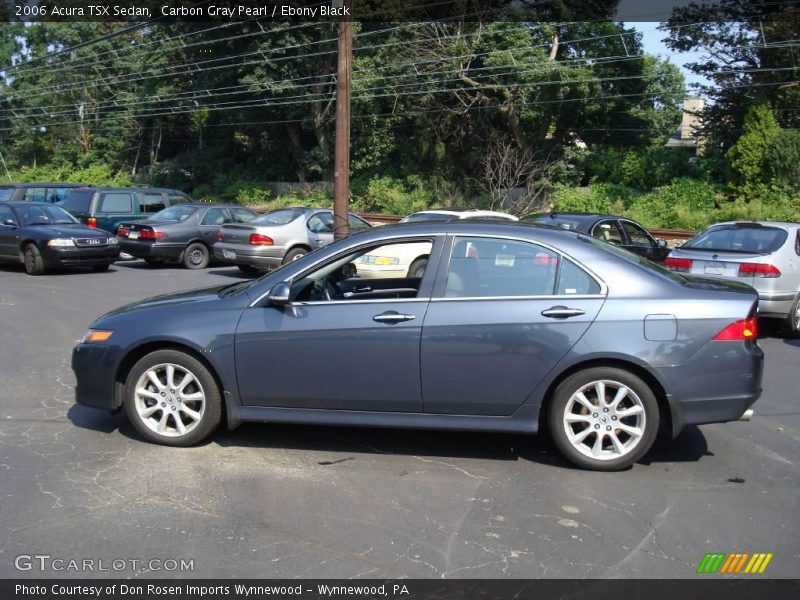 Carbon Gray Pearl / Ebony Black 2006 Acura TSX Sedan