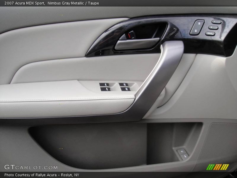 Nimbus Gray Metallic / Taupe 2007 Acura MDX Sport