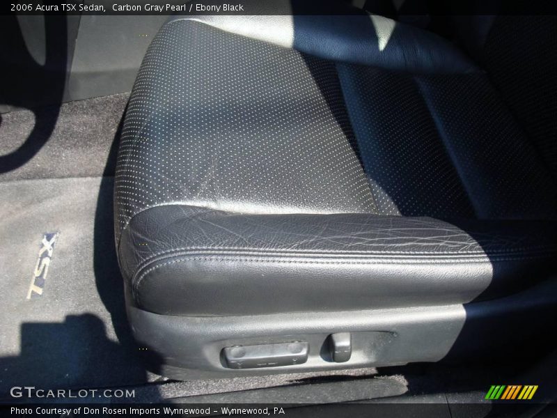 Carbon Gray Pearl / Ebony Black 2006 Acura TSX Sedan