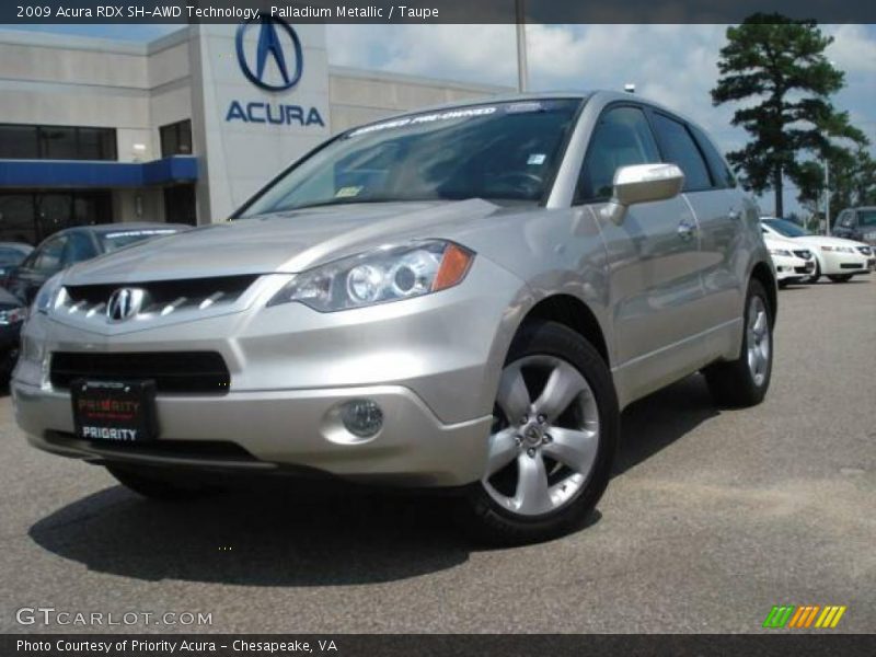 Palladium Metallic / Taupe 2009 Acura RDX SH-AWD Technology