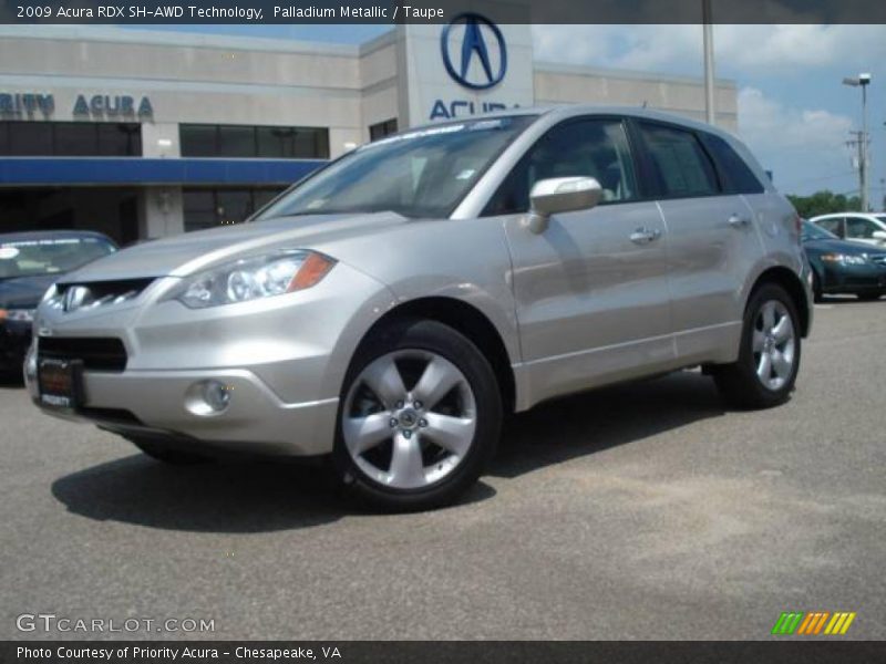 Palladium Metallic / Taupe 2009 Acura RDX SH-AWD Technology