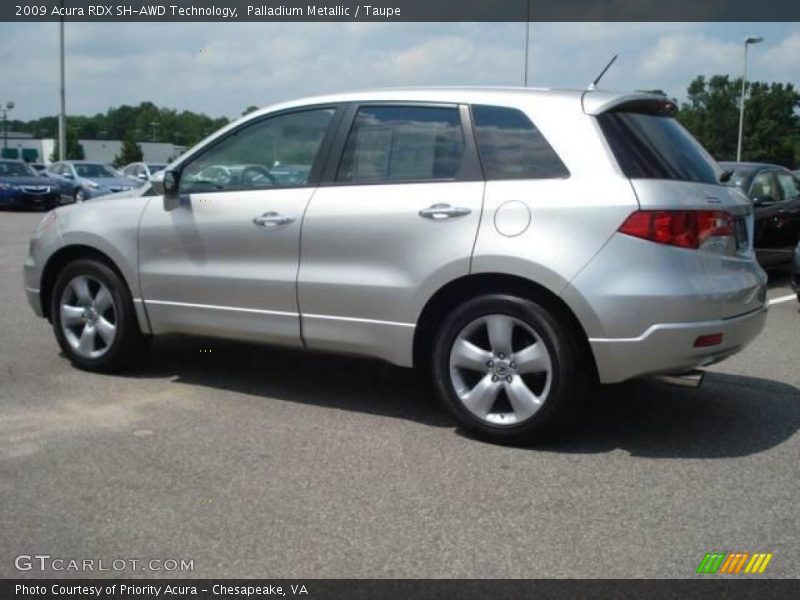 Palladium Metallic / Taupe 2009 Acura RDX SH-AWD Technology