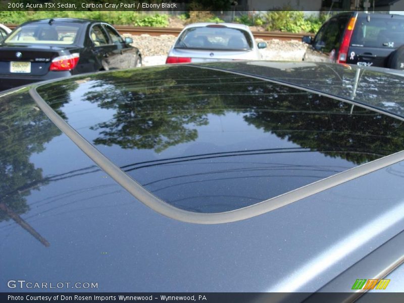 Carbon Gray Pearl / Ebony Black 2006 Acura TSX Sedan