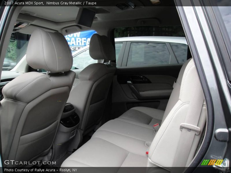 Nimbus Gray Metallic / Taupe 2007 Acura MDX Sport