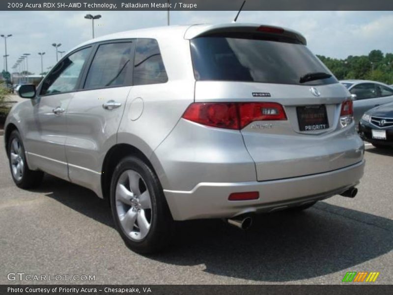 Palladium Metallic / Taupe 2009 Acura RDX SH-AWD Technology