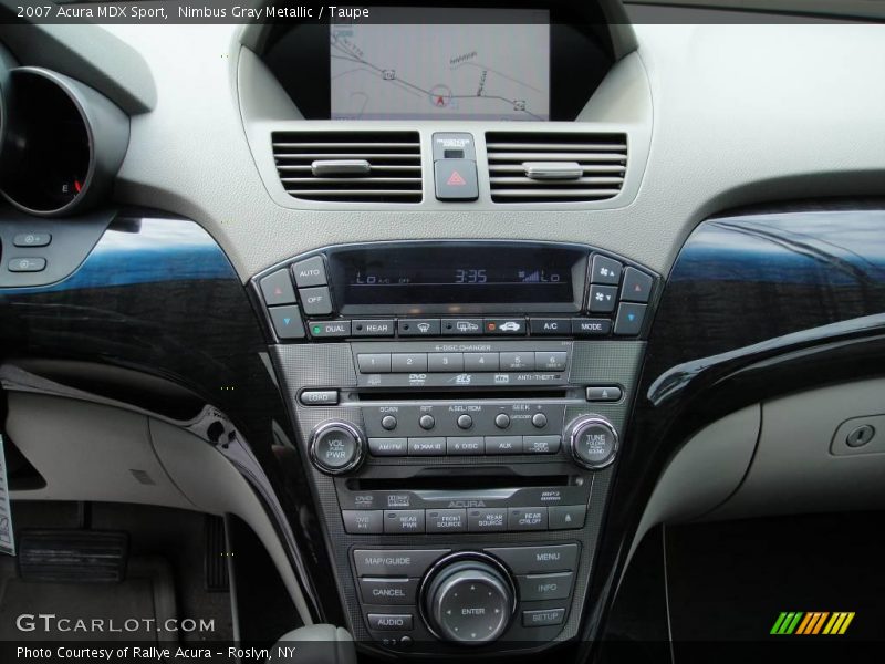 Nimbus Gray Metallic / Taupe 2007 Acura MDX Sport