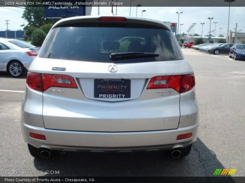 Palladium Metallic / Taupe 2009 Acura RDX SH-AWD Technology