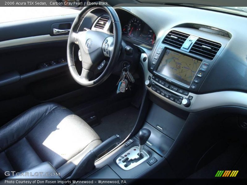 Carbon Gray Pearl / Ebony Black 2006 Acura TSX Sedan