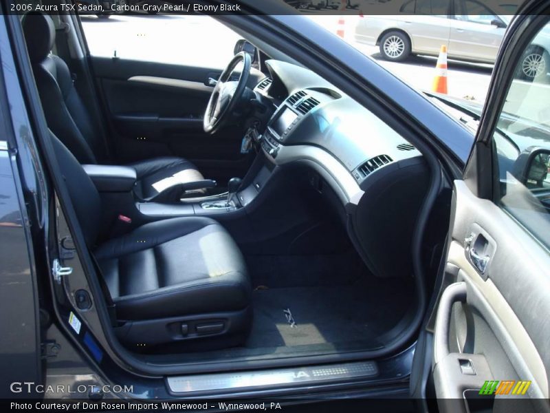 Carbon Gray Pearl / Ebony Black 2006 Acura TSX Sedan