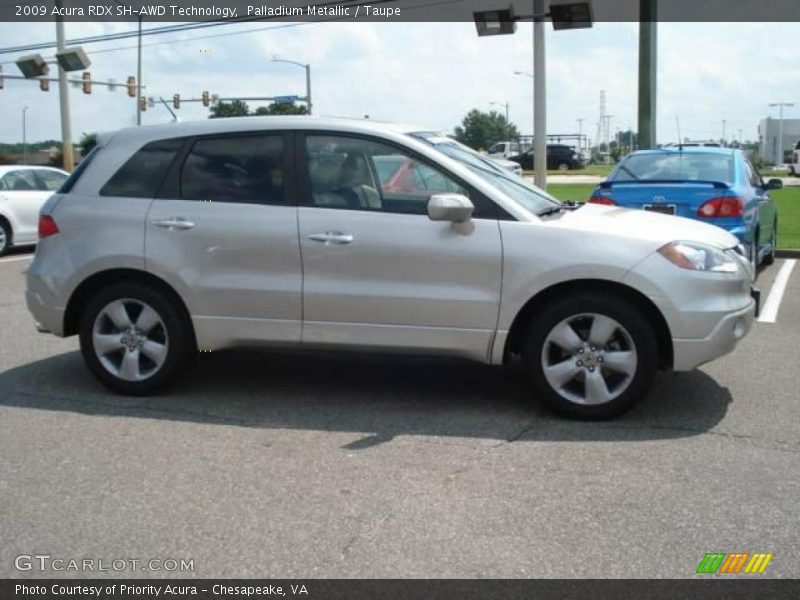 Palladium Metallic / Taupe 2009 Acura RDX SH-AWD Technology