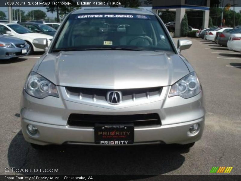Palladium Metallic / Taupe 2009 Acura RDX SH-AWD Technology