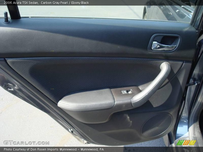 Carbon Gray Pearl / Ebony Black 2006 Acura TSX Sedan